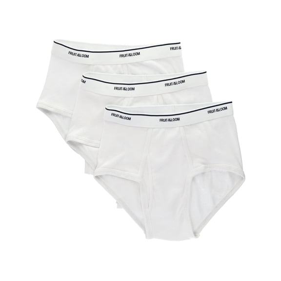 Fruit of the Loom White Briefs (3 Pack) (Men)