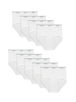Hanes Mens White Briefs 9 Pack ComfortSoft Tagless Full Rise