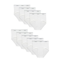Fruit of the Loom Men's White Briefs, 9-Pack