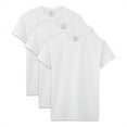 thumbnail image 1 of Fruit of the Loom Men's White Crew Neck T-Shirts, 3 Pack, 1 of 11