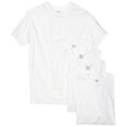 thumbnail image 1 of Fruit of the Loom Men's White Crew Neck Undershirts Cotton Tees, 6 Pack, 1 of 10