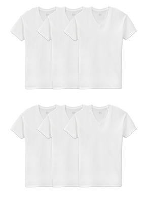 Fruit The Loom Men's V Neck T Shirts
