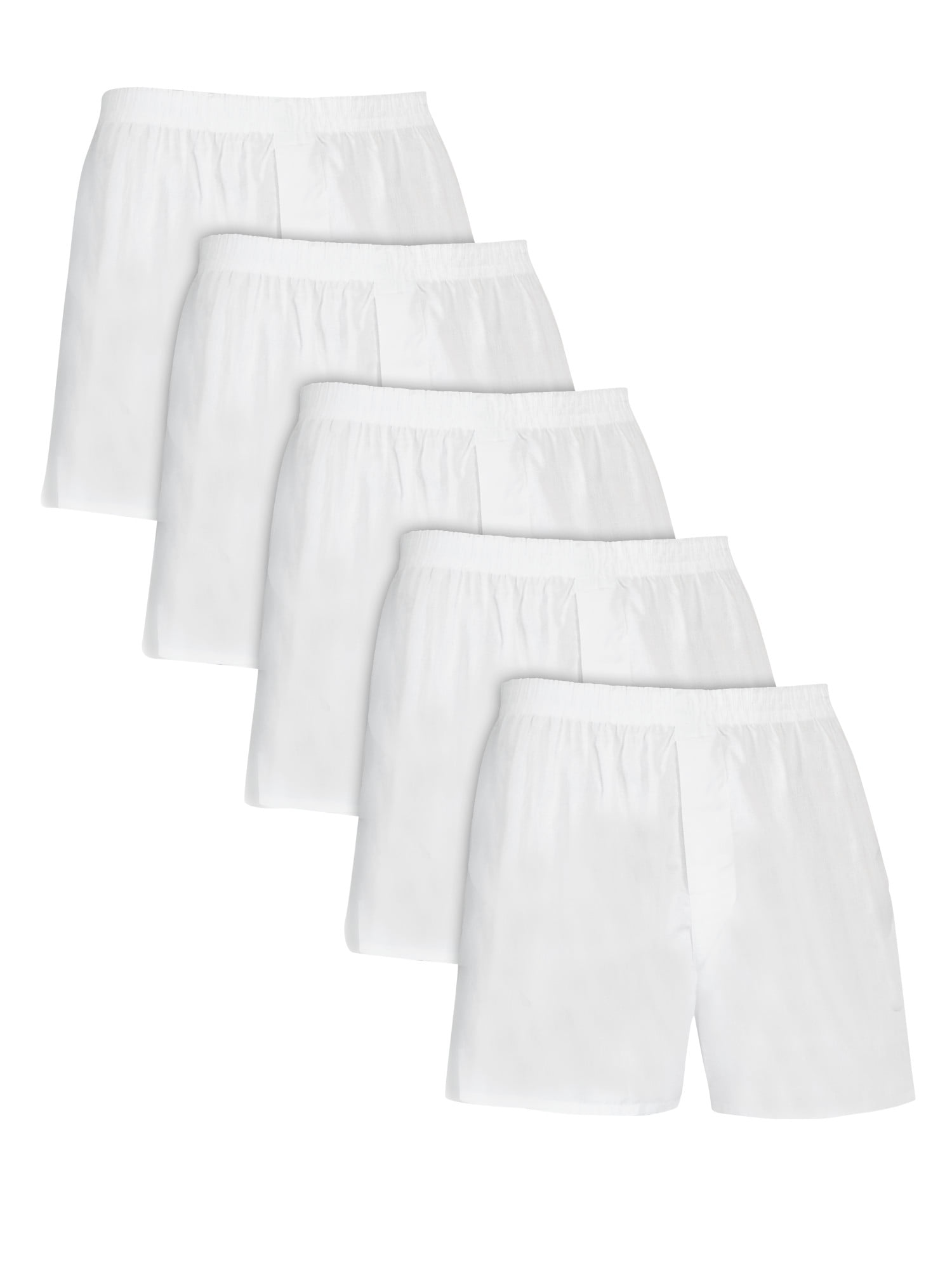 Fruit of the Loom Men's Woven Boxers, 5 Pack, Sizes S-XL - Walmart.com