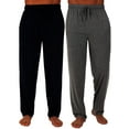 thumbnail image 1 of Fruit of the Loom Men's and Big Men's 2-Pack Jersey Knit Sleep Pant, Sizes S-6XL and Tall Sizes, 1 of 7