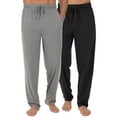 Fruit of the Loom Men's and Big Men's 2pack Jersey Knit Sleep Pant