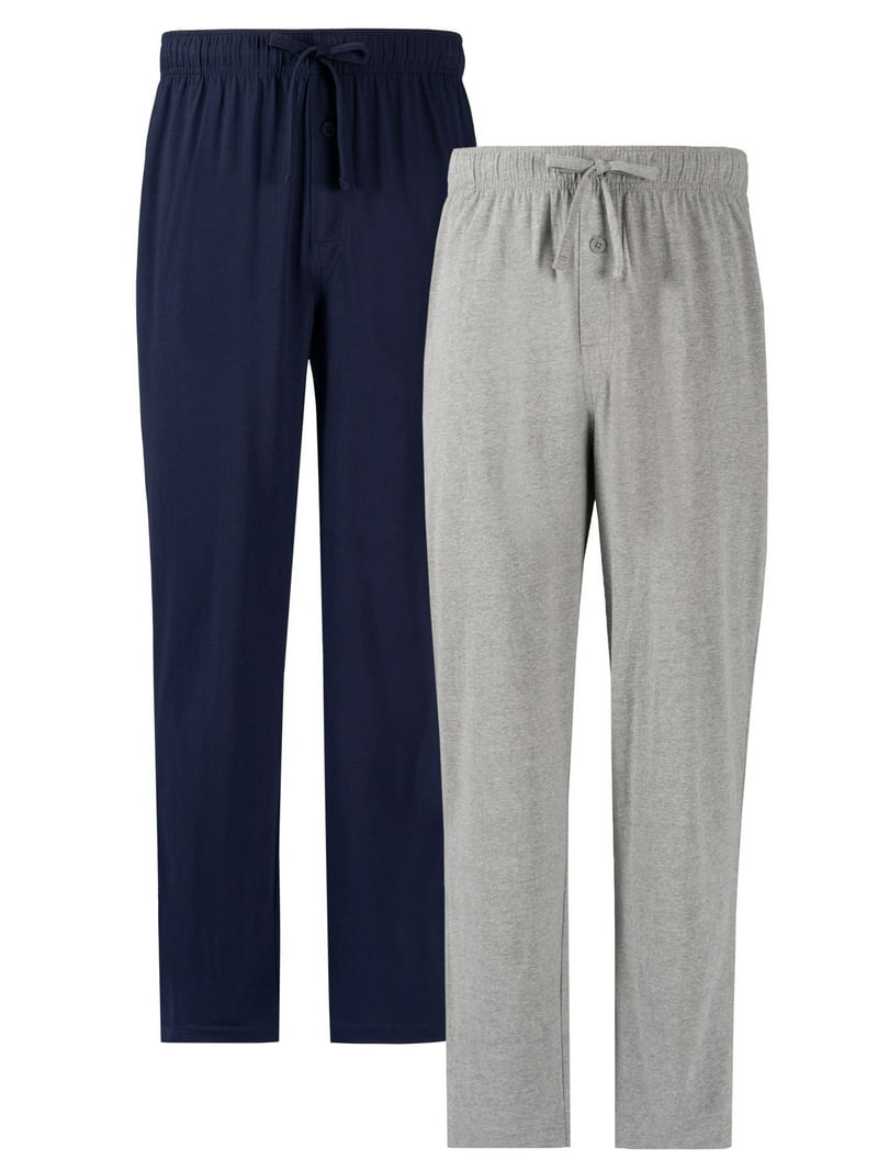 Fruit of the Loom Men's and Big Men's 2-Pack Jersey Knit Sleep