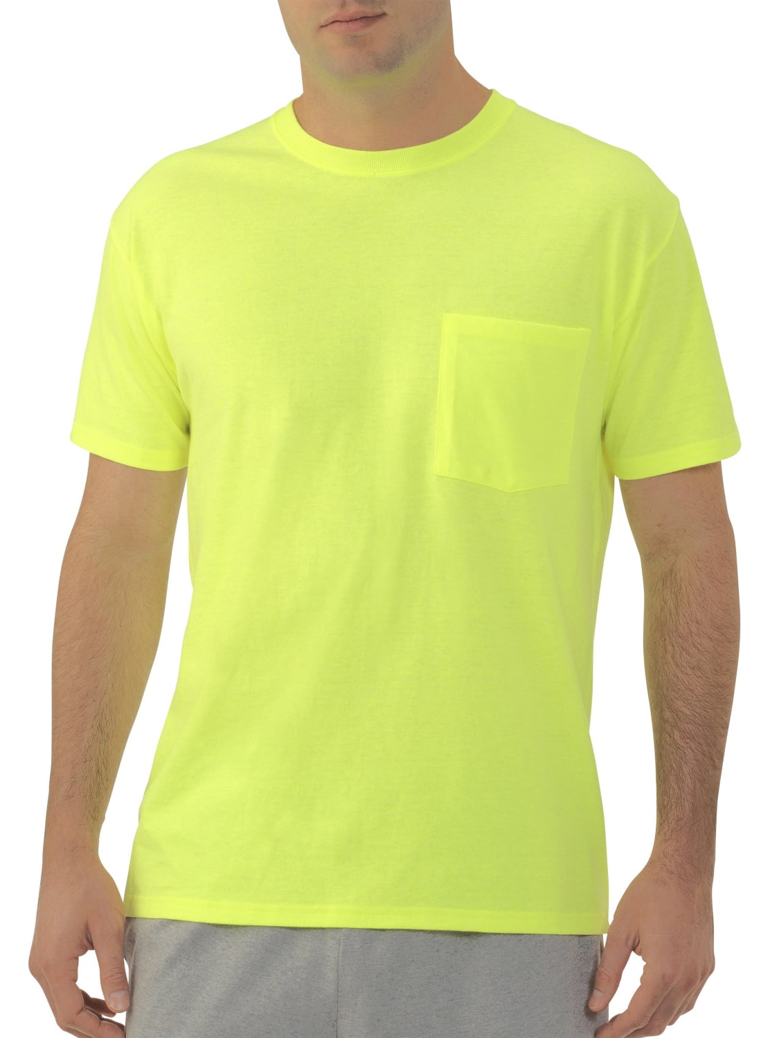 Fruit of the Loom Men's and Big Men's 360 Breathe Pocket T Shirt, Up to 
