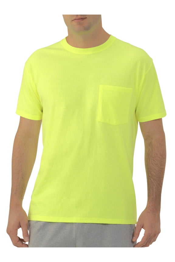 Men's and Big Men's 360 Breathe Pocket T Shirt, Up to Size 4XL