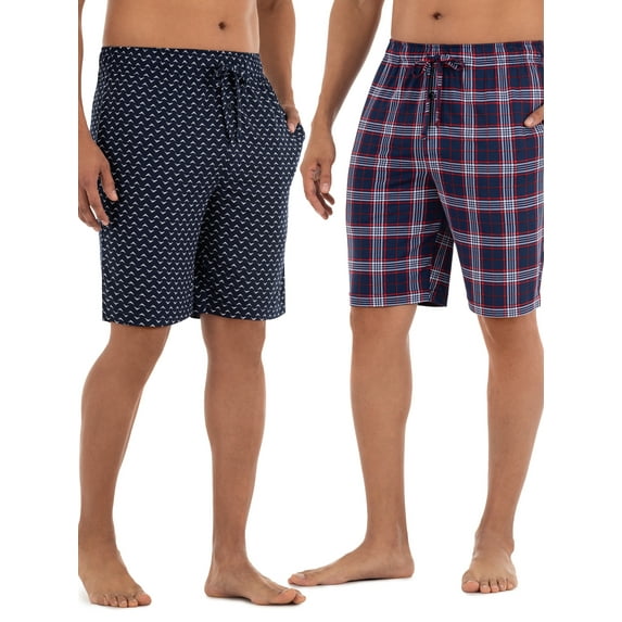 Fruit of the Loom Men’s and Big Men’s Beyondsoft Knit 2-Pack Sleep Short, S-5XL