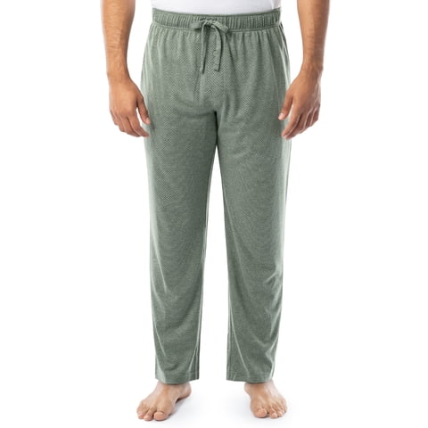 Men's and Big Men's Breathable Mesh Knit Pajama Pants, Sizes S-5XL