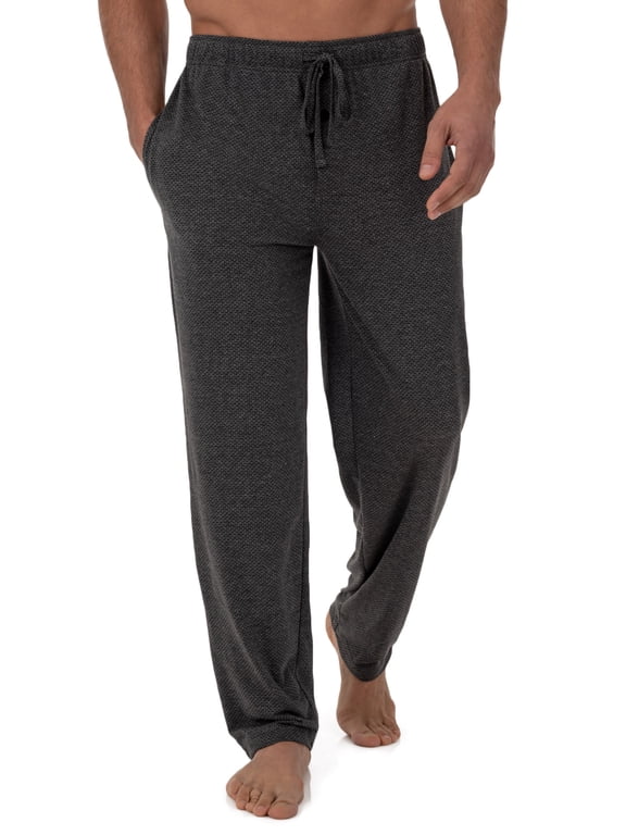 Men's and Big Men's Breathable Mesh Knit Pajama Pants, Sizes S-5XL