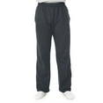 thumbnail image 1 of Fruit of the Loom Men's and Big Men's Fleece Open Bottom Sweatpant with Pockets, 1 of 5