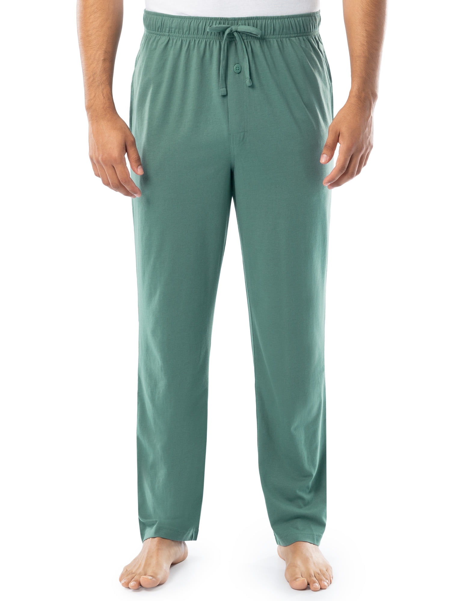 Fruit of the Loom Men s and Big Men s Jersey Knit Pajama Pants Sizes S 6XL Walmart