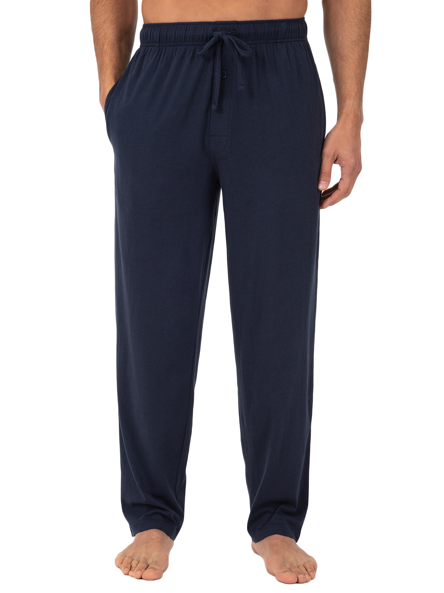 Fruit of the Loom Men's and Big Men's Jersey Knit Pajama Pants, Sizes S-6XL - image 1 of 7