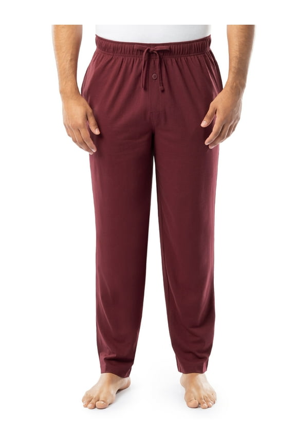 Men's and Big Men's Jersey Knit Pajama Pants, Sizes S-6XL