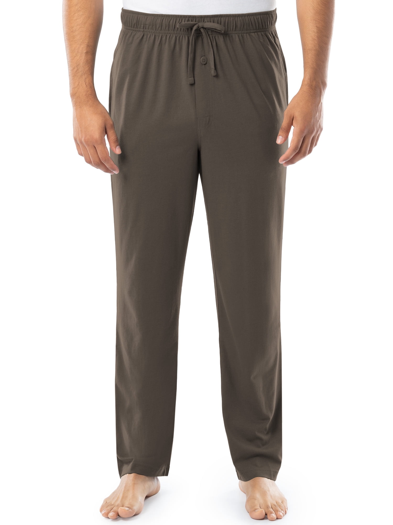 Fruit of the Loom Men's and Big Men's Jersey Knit Pajama Pants, Sizes S-6XL