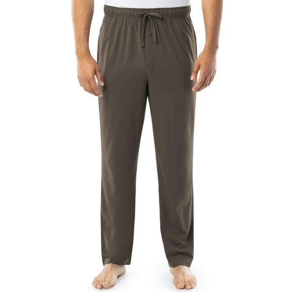 Fruit of the Loom Men's and Big Men's Jersey Knit Pajama Pants, Sizes S-6XL