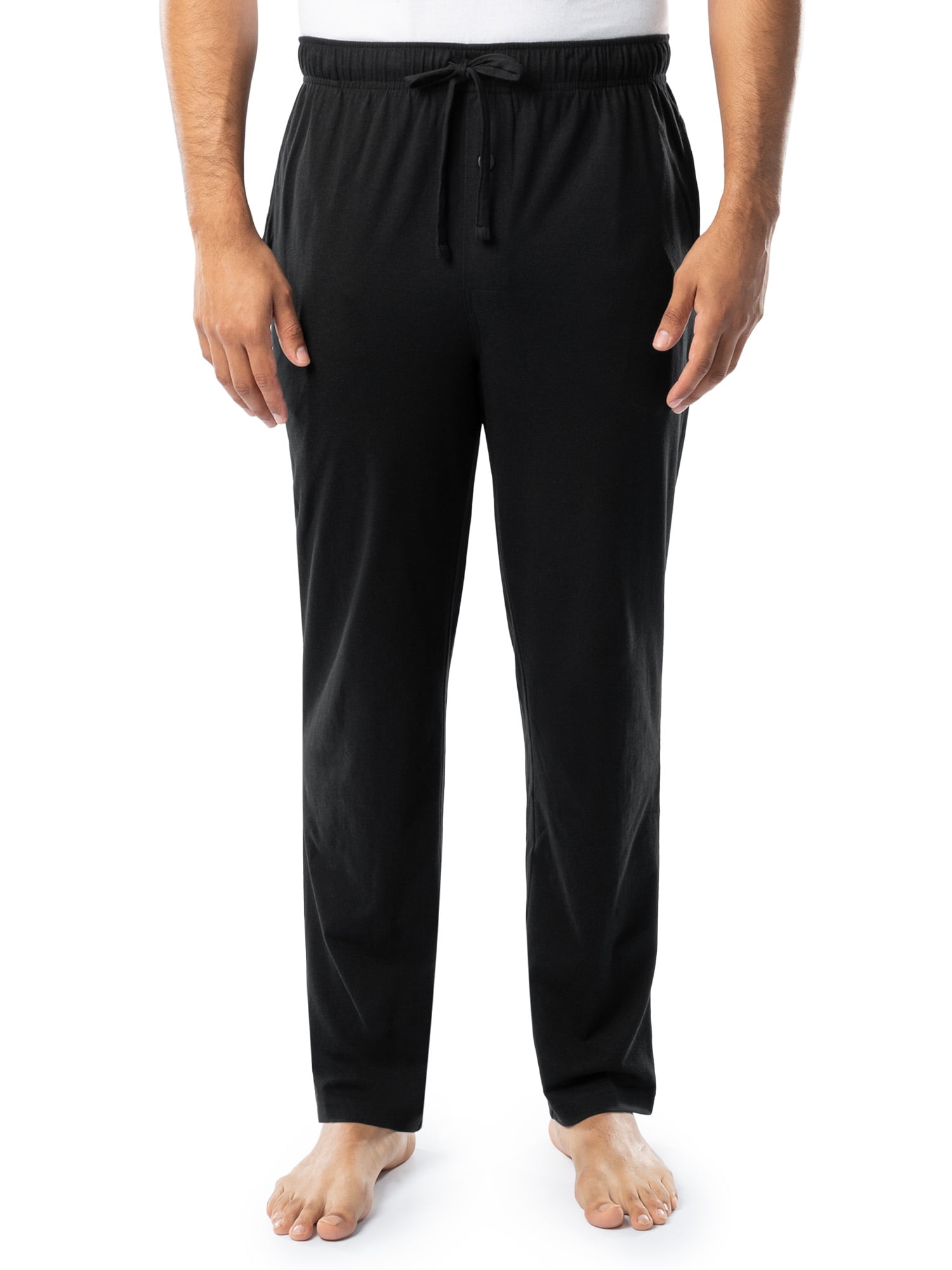 Fruit of the Loom Men's and Big Men's Jersey Knit Pajama Pants, Sizes S-6XL