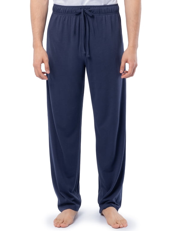 Men's and Big Men's Jersey Knit Pajama Pants, Sizes S-6XL