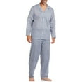 thumbnail image 1 of Fruit of the Loom Men's and Big Men's Long Sleeve Pajama Set, 2-Piece, 1 of 4