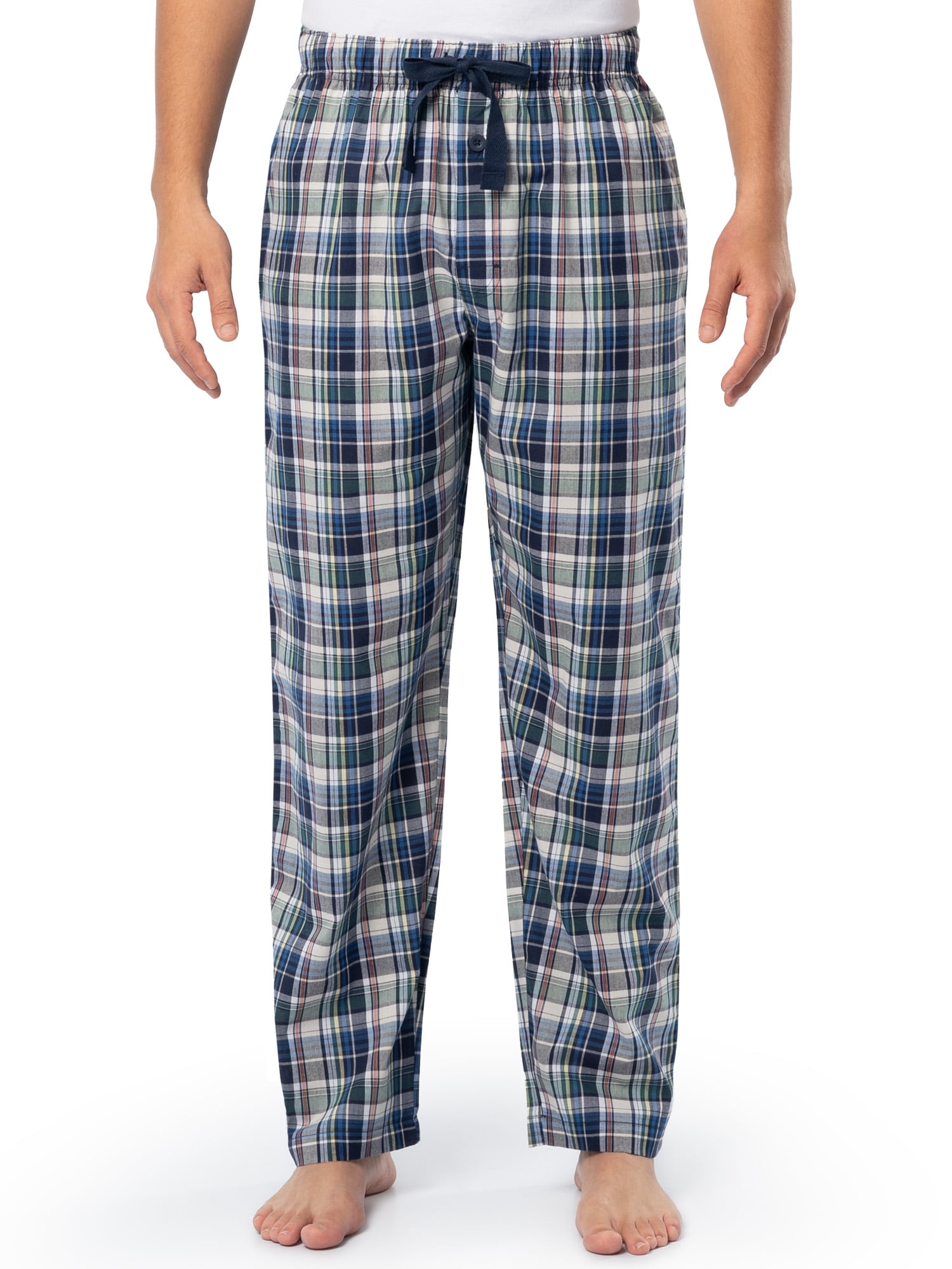 Fruit of the Loom Men's Microsanded Plaid Pajama Pants S-6XL