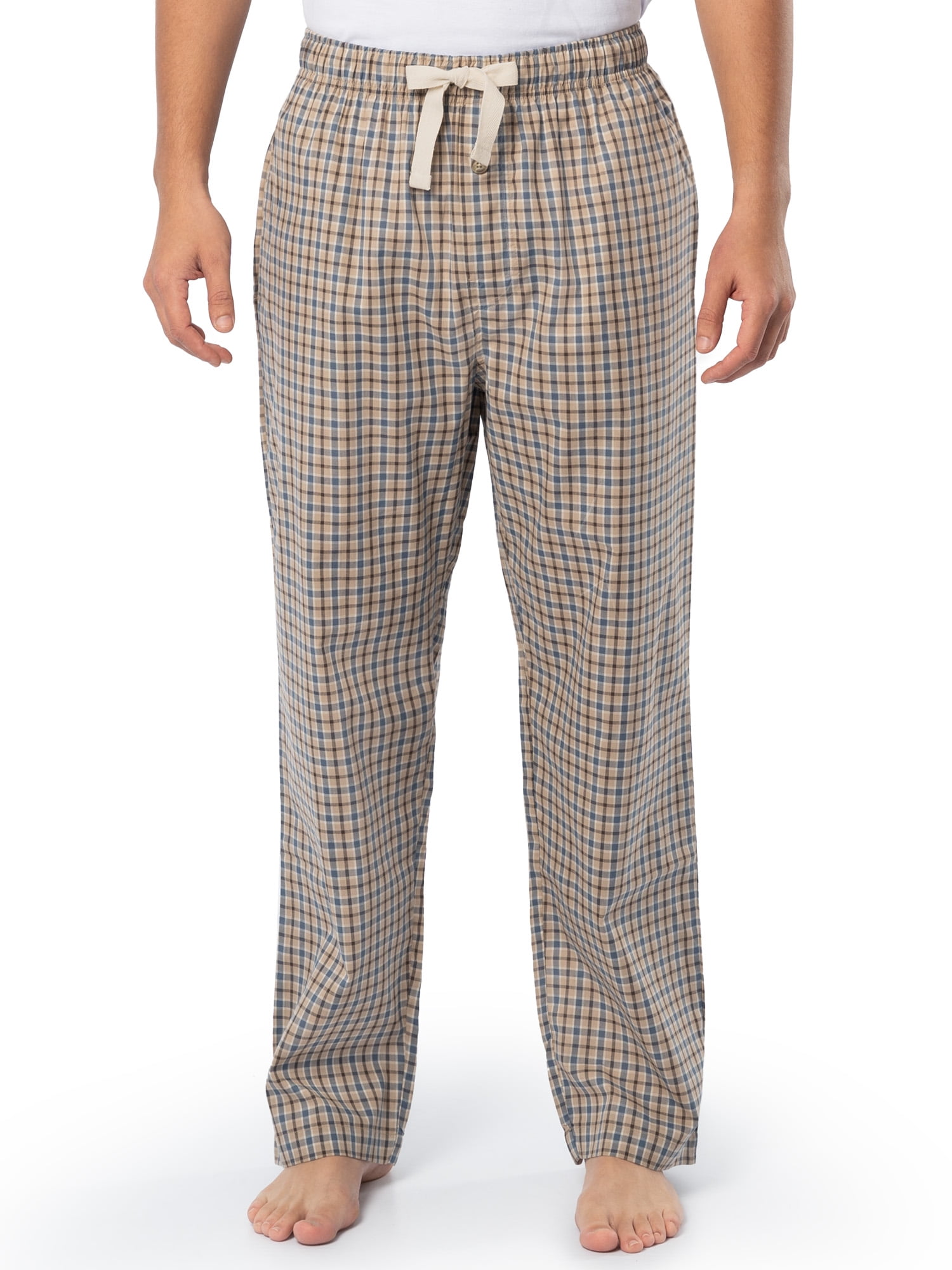 Fruit of the Loom Men's and Big Men's Soft Brushed Woven Sleep Pant, Sizes S-6XL & LT-3XLT