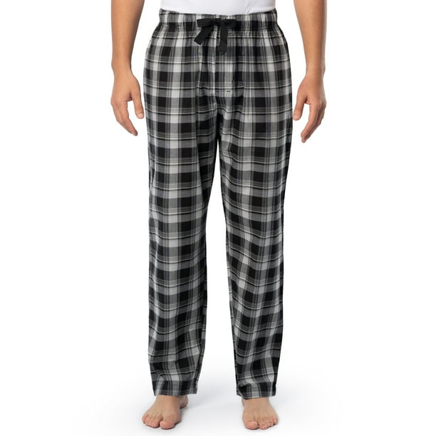 HOdo Big Size Mens Pajama Pants Lightweight Cotton Flannel