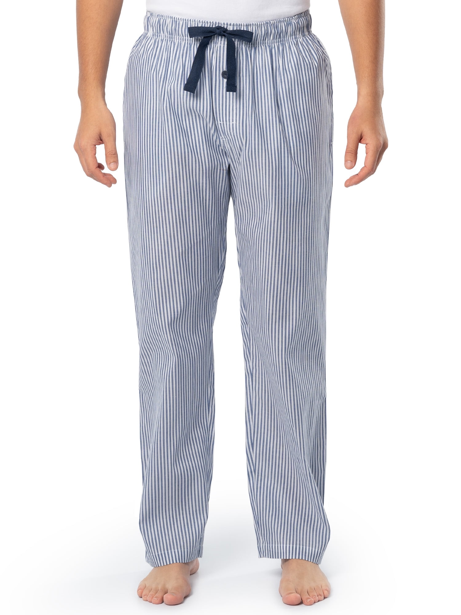 Fruit of the Loom Men's and Big Men's Microsanded Woven Plaid Pajama Pants, Sizes S6XL & LT