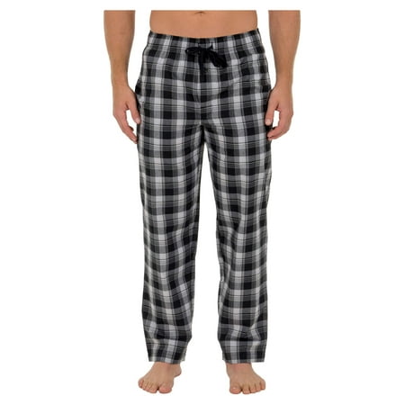 Fruit of the Loom Men's and Big Men's Microsanded Woven Plaid Pajama Pants, Sizes S-6XL