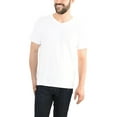 thumbnail image 1 of Fruit of the Loom Men's and Big Men's Platinum Eversoft Short Sleeve V Neck T Shirt, Up to Size 4XL, 1 of 6