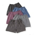 thumbnail image 1 of Fruit of the Loom Mens 5-Pack Print Stripes Fashion Woven Boxers, FTL-5P582, S, 1 of 1