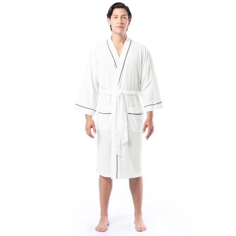 Mens Beyondsoft Waffle Robe, One Size Fits Most and 2X/3X