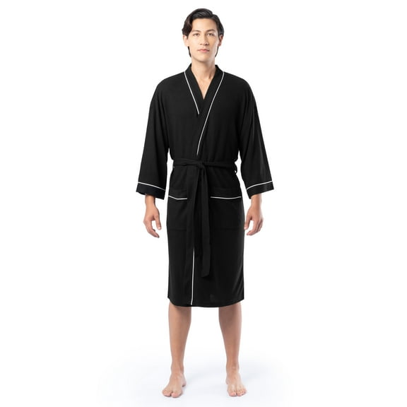 Fruit of the Loom Mens Beyondsoft Waffle Robe, One Size Fits Most and 2X/3X
