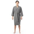 thumbnail image 1 of Fruit of the Loom Mens Beyondsoft Waffle Robe, One Size Fits Most and 2X/3X, 1 of 9