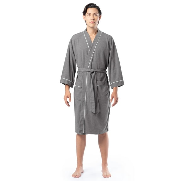 Fruit of the Loom Mens Beyondsoft Waffle Robe, One Size Fits Most and 2X/3X