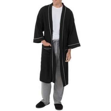 Fruit of the Loom Mens Beyondsoft Waffle Robe, One Size Fits Most and 2X/3X