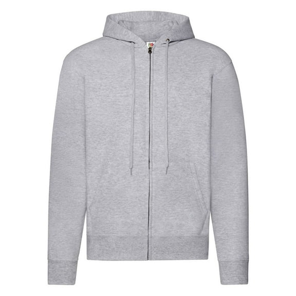 Fruit of the Loom Mens Classic Heather Zipped Hoodie