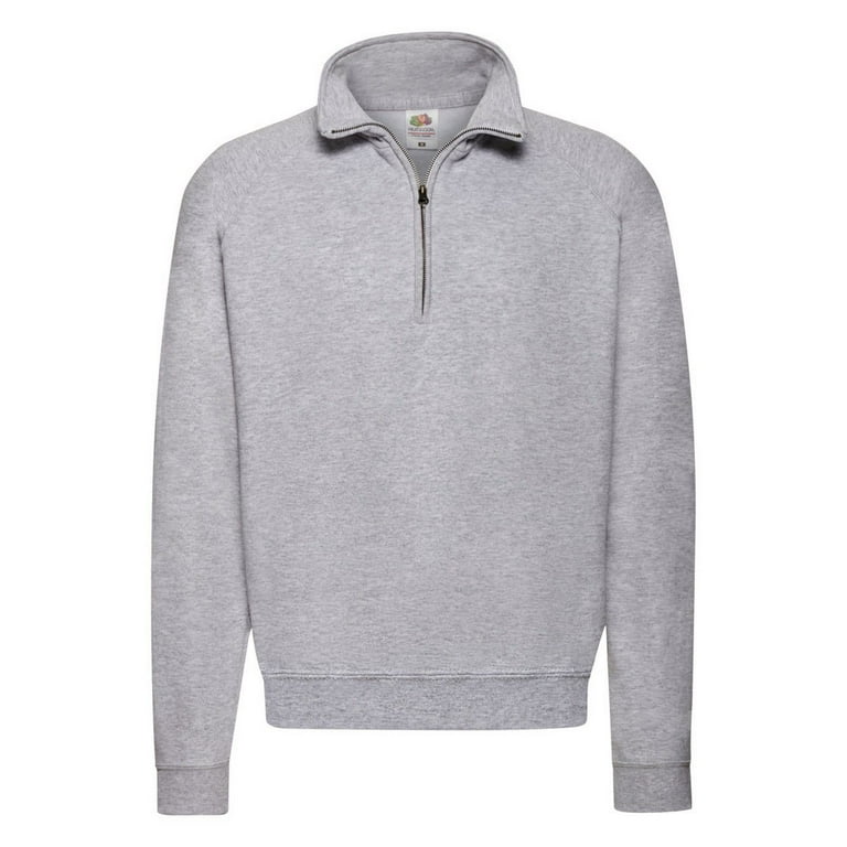 Fruit of the Loom Mens Classic Quarter Zip Sweatshirt - Walmart.com