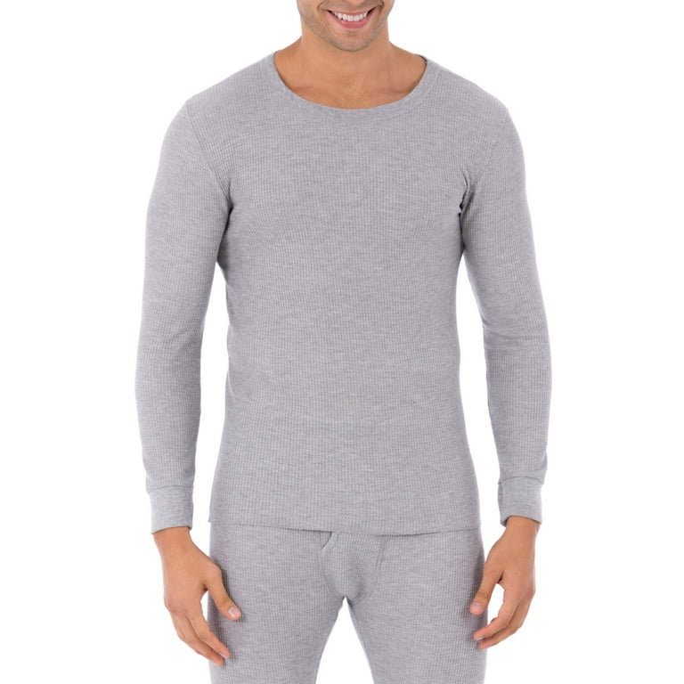 Fruit of the Loom Mens Classic Thermal Underwear Crew Top