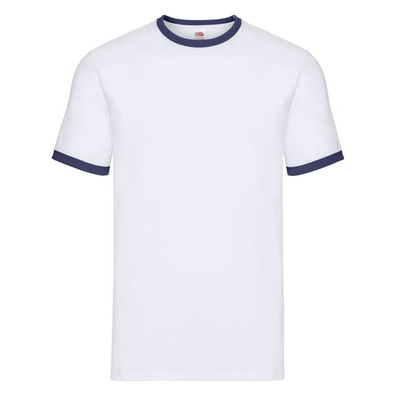 Fruit of the Loom Mens Contrast Ringer T-Shirt