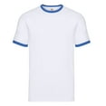 thumbnail image 1 of Fruit of the Loom Mens Contrast Ringer T-Shirt, 1 of 4