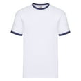 thumbnail image 1 of Fruit of the Loom Mens Contrast Ringer T-Shirt, 1 of 4