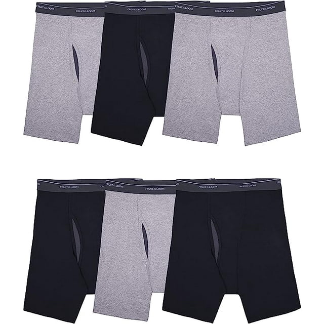 Fruit of the Loom® Mens Cool Zone Fly Boxer Briefs w/ Ventilated Mesh ...