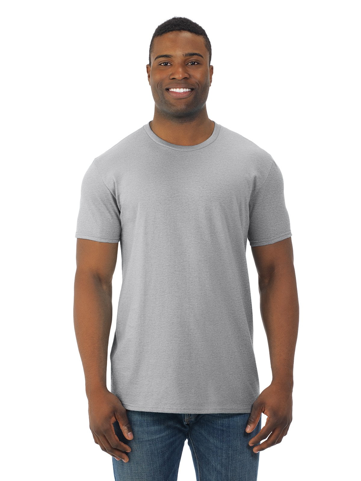Fruit of the Loom Mens Cotton Jersey Crew T-Shirt SF45R Athletic ...