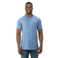thumbnail image 1 of Fruit of the Loom Mens Cotton Jersey Crew T-Shirt SF45R Carolina Heather XL Pack of 4, 1 of 1