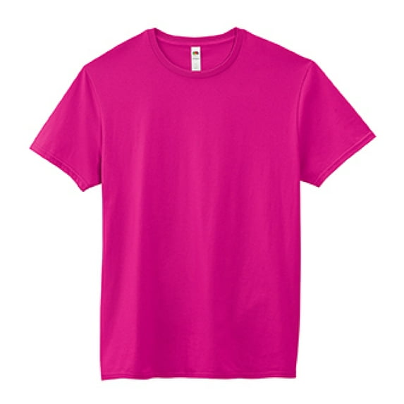 Fruit of the Loom Mens Cotton Jersey Crew T-Shirt SF45R Cyber Pink 3XL