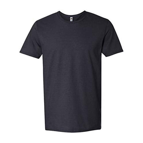 Fruit of the Loom Mens Cotton Jersey Crew T-Shirt SF45R J Navy XL Pack of 4