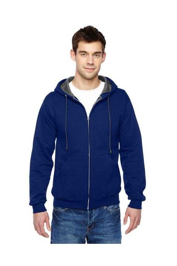 Mens Full-Zip Hooded Sweatshirt SF73R -Admiral BL -2XL