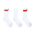 thumbnail image 1 of Fruit of the Loom Mens Gameday Crew Socks, 3-Pack, Sock Sizes 6-12, 1 of 7