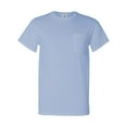 thumbnail image 1 of Fruit of the Loom Mens HD Cotton T-Shirt with a Pocket 3930PR, S, Light Blue, 1 of 5